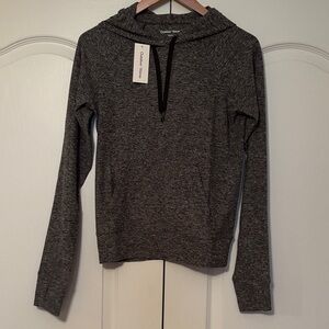 Outdoor Voices All Day Heather Grey CloudKnit Hoodie Sweatshirt
